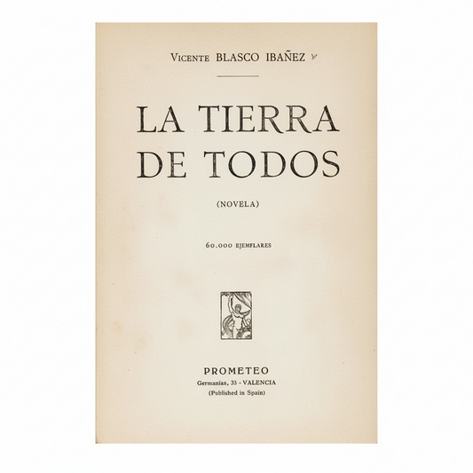La tierra de todos_ Portada del libro