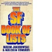 Libro usado en venta: The SF book of lists de Maxim Jakubowski - Malcolm Edwards; editorial Berkley impreso en 1983 realizamos envios a todo el mundo.1