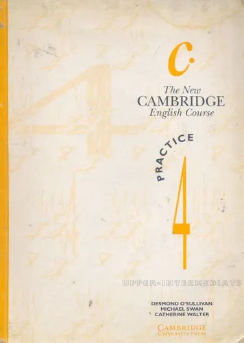 Libro usado en venta: The New Cambridge English Course 4 Practice de Desmond O Sullivan; editorial Cambridge University Press impreso en 1993.1