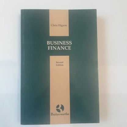 Libro usado en venta: Business finance de Chris Higson; editorial Butterworths impreso en 1996 realizamos envios a todo el mundo.1