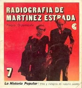 Libro usado en venta: Radiografia de Martinez Estrada de Pedro Orgambide; editorial Centro Editor de America Latina impreso en 1970.1