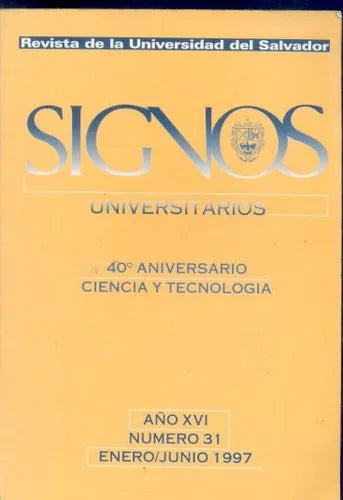 Libro usado en venta: Signos - Ciencia y tecnologia de Revista; editorial Revista de la universidad del Salvador impreso en 1997.1