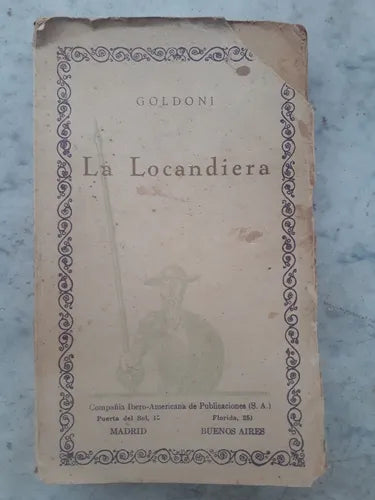 Libro usado en venta: La Locandiera de Goldoni; editorial Ibero Americana realizamos envios a todo el mundo.1