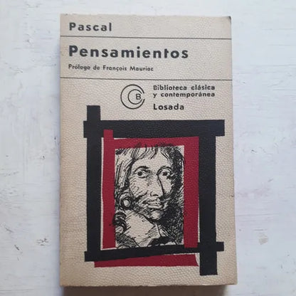 Libro usado en venta: Pensamientos de Pascal; editorial Losada impreso en 1972 realizamos envios a todo el mundo.1