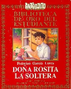 Libro usado en venta: Do?a Rosita la soltera de Federico Garcia Lorca; editorial Lord Cochrane impreso en 1993 realizamos envios a todo el mundo.1