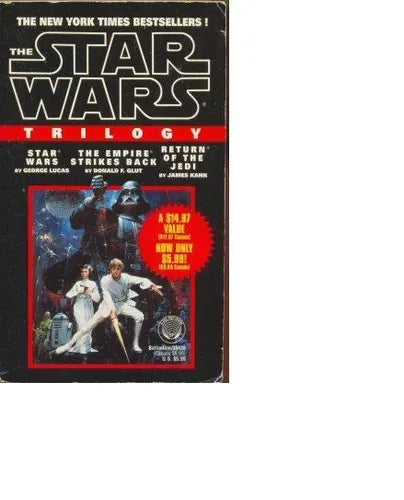 Libro usado en venta: The star wars trilogy; editorial Del Rey impreso en 1993 realizamos envios a todo el mundo.1