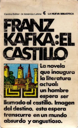 Libro usado en venta: El castillo de Franz Kafka; editorial Centro Editor de America Latina impreso en 1979 realizamos envios a todo el mundo.1