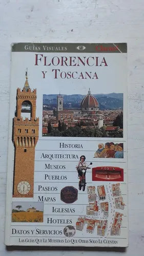 Libro usado en venta: Florencia y Toscana de Guias Visuales; editorial AGEA impreso en 1997 realizamos envios a todo el mundo.1