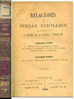 Libro usado en venta: Relaciones de Fernan Caballero; editorial Madrid impreso en 1902 realizamos envios a todo el mundo.1