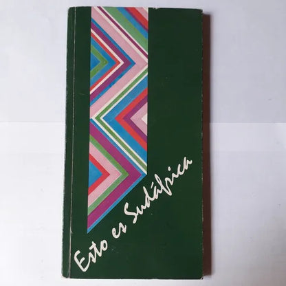 Libro usado en venta: Esto es Sudafrica; impreso en 1991 realizamos envios a todo el mundo.1