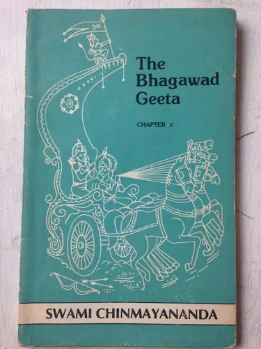 Libro usado en venta: The Bhagawad Geeta - Chapter 10 de Swami Chinmayananda; editorial Central Chinmaya impreso en 1991 envios a todo el mundo.1