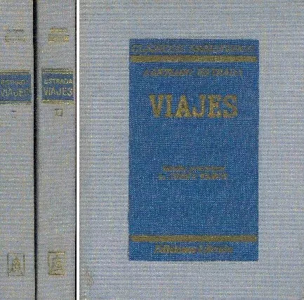 Libro usado en venta: Viajes I y Viajes II de Santiago Estrada; editorial Angel Estrada impreso en 1946 realizamos envios a todo el mundo.1