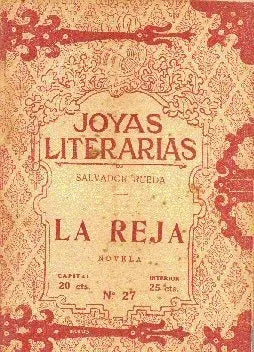 Libro usado en venta: La reja de Salvador Rueda; editorial Buenos Aires impreso en 1923 realizamos envios a todo el mundo.1