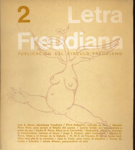 Libro usado en venta: Letra Freudiana N? 2; editorial Circulo Freudiano impreso en 1979 realizamos envios a todo el mundo.1