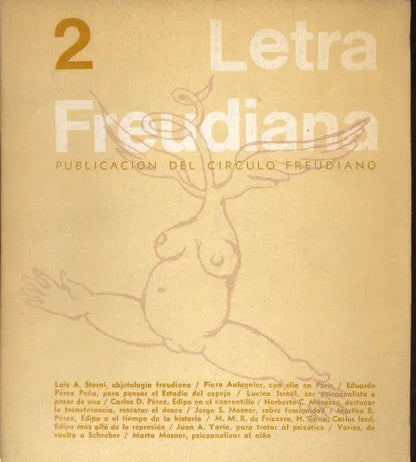 Libro usado en venta: Letra Freudiana N? 2; editorial Circulo Freudiano impreso en 1979 realizamos envios a todo el mundo.1