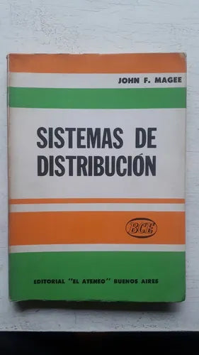 Libro usado en venta: Sistemas de distribucion de John F. Magee; editorial El Ateneo impreso en 1969 realizamos envios a todo el mundo.1