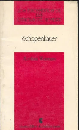Libro usado en venta: Schopenhauer de Abraham Waismann; editorial Centro Editor de America Latina impreso en 1993 realizamos envios a todo el mundo.1