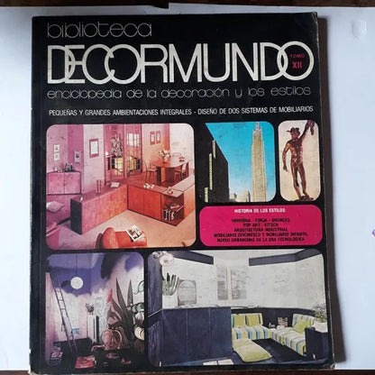 Libro usado en venta: Enciclopedia de la decoracion y los estilos - Tomo XII de Nicolas J. Gibelli; editorial Cuantica impreso en 1977.1