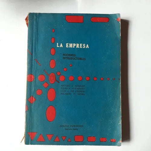 Libro usado en venta: La empresa - Nociones introductorias; editorial Zunino impreso en 1977 realizamos envios a todo el mundo.1