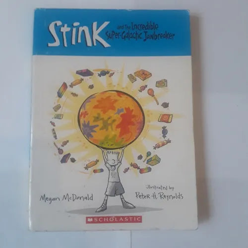 Libro usado en venta: Stink and the incredible super-galactic Jawbreaker de Megan McDonald; editorial Scholastic impreso en 2006.1