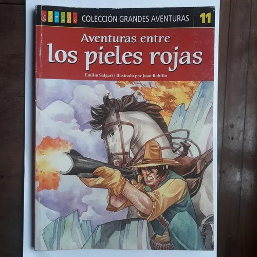 Libro usado en venta: Aventuras entre pieles rojas - Biblioteca Genios N? 11 de Emilio Salgari; editorial AGEA impreso en 2001 envios a todo el mundo.1