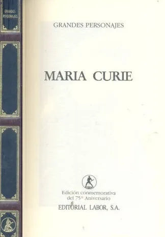 Libro usado en venta: Maria Curie de Natacha Molina; editorial Labor impreso en 1992 realizamos envios a todo el mundo.1