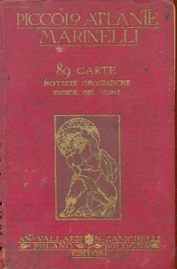Libro usado en venta: Piccolo Atlante Marinelli; editorial Coeditori impreso en 1926 realizamos envios a todo el mundo.1