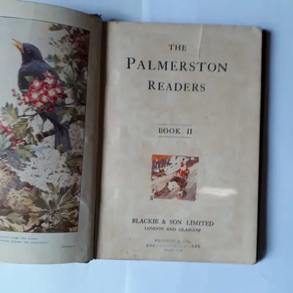 Libro usado en venta: The Palmerston readers - Book II; editorial Blackie & Son Limited realizamos envios a todo el mundo.1