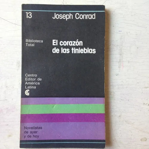 Libro usado en venta: El corazon de las tinieblas de Joseph Conrad; editorial Centro Editor de America Latina impreso en 1977 envios a todo el mundo.1