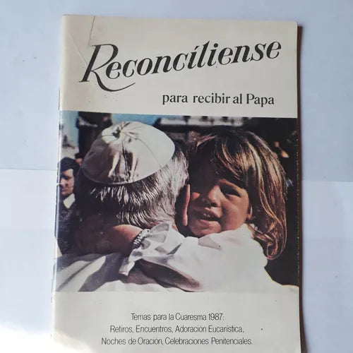 Libro usado en venta: Reconciliense para recibir al Papa; editorial Diocesis de Lomas de Zamora impreso en 1987 realizamos envios a todo el mundo.1