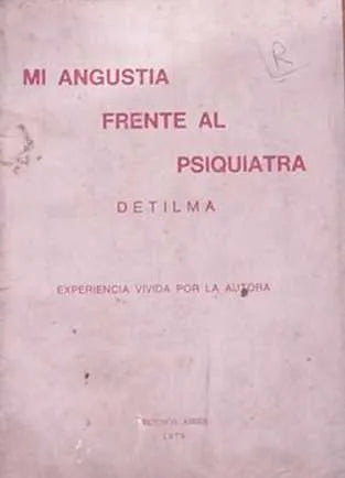 Libro usado en venta: Mi angustia frente al psiquiatra de Matilde Sarciat; impreso en 1978 realizamos envios a todo el mundo.1