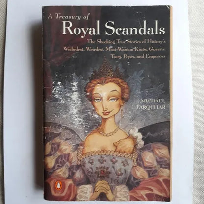 Libro usado en venta: A treasury of Royal Scandals de Michael Farquhar; editorial Penguin Books impreso en 2001 realizamos envios a todo el mundo.1