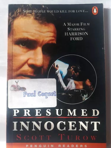 Libro usado en venta: Presumed innocent de Scott Turow; editorial Penguin Books impreso en 1999 realizamos envios a todo el mundo.1