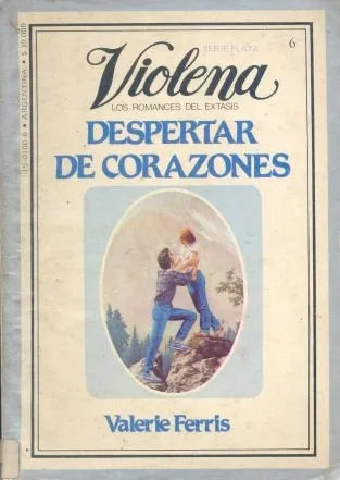 Libro usado en venta: Despertar de corazones de Valerie Ferris; editorial Javier Vergara impreso en 1982 realizamos envios a todo el mundo.1