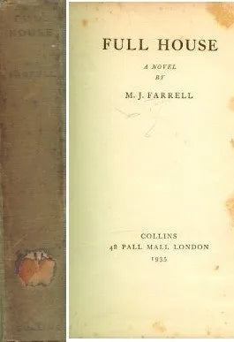 Libro usado en venta: Full house de M. J. Farrel; editorial Collins impreso en 1935 realizamos envios a todo el mundo.1