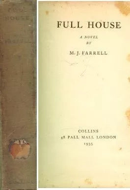 Libro usado en venta: Full house de M. J. Farrel; editorial Collins impreso en 1935 realizamos envios a todo el mundo.1