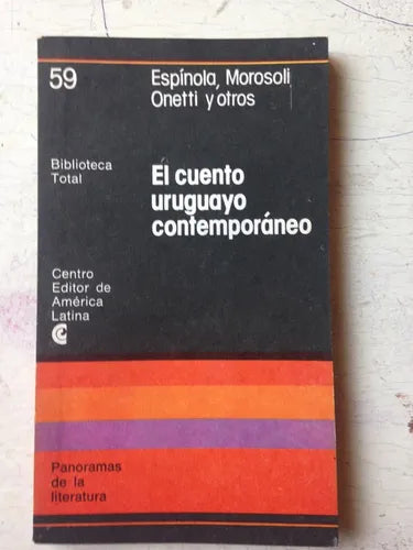 Libro usado en venta: El cuento uruguayo contemporaneo de Espinola, Morosoli Onetti; editorial Centro Editor de America Latina impreso en 1978.1