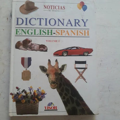Libro usado en venta: Dictionary English-Spanish (Volume 1); editorial Visor impreso en 1997 realizamos envios a todo el mundo.1