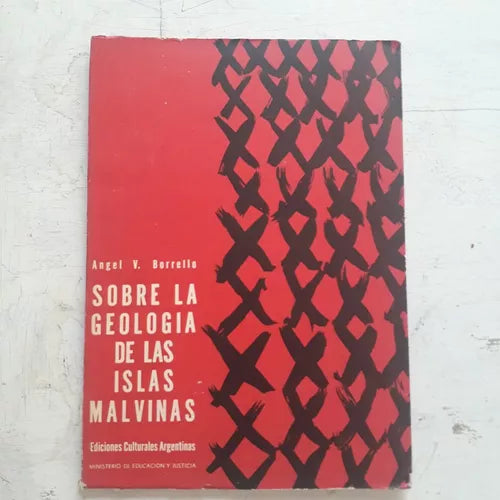 Libro usado en venta: Sobre la geologia de las Islas Malvinas de Angel V. Borrello; editorial Ediciones Culturales Argentinas impreso en 1963.1