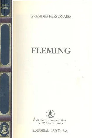 Libro usado en venta: Fleming de Pilar Gil Sanjuan; editorial Labor impreso en 1992 realizamos envios a todo el mundo.1
