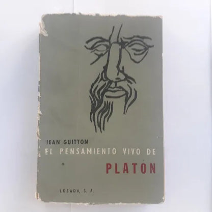 Libro usado en venta: El pensamiento vivo de Platon de Jean Guitton; editorial Losada impreso en 1967 realizamos envios a todo el mundo.1