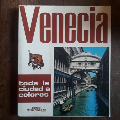 Libro usado en venta: Venecia de Loretta Santini; editorial Fotorapidacolor impreso en 1971 realizamos envios a todo el mundo.1