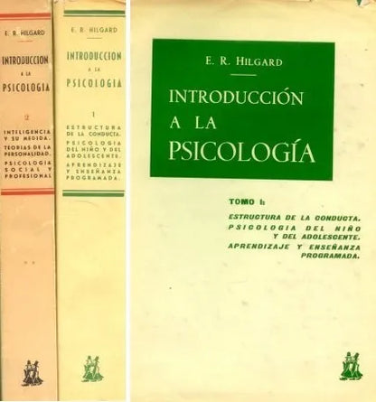 Libro usado en venta: Introduccion a la psicologia de E. R. Hilgard; editorial Morata impreso en 1969 realizamos envios a todo el mundo.1