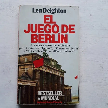 Libro usado en venta: El juego de Berlin de Len Deighton; editorial Sudamericana - Planeta impreso en 1984 realizamos envios a todo el mundo.1