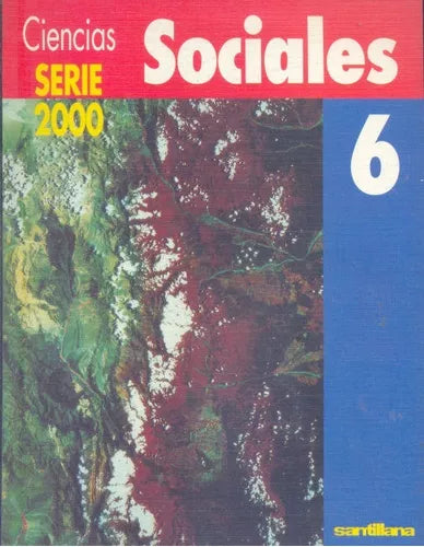 Libro usado en venta: Ciencias sociales 6; editorial Santillana impreso en 1992 realizamos envios a todo el mundo.1