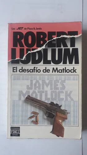 Libro usado en venta: El desafio de Matlock de Robert Ludlum; editorial Plaza & Janes impreso en 1986 realizamos envios a todo el mundo.1