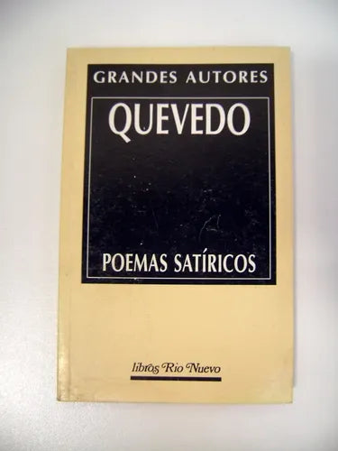 Libro usado en venta: Poemas satiricos de Francisco De Quevedo; editorial Ediciones 29 impreso en 1998 realizamos envios a todo el mundo.1