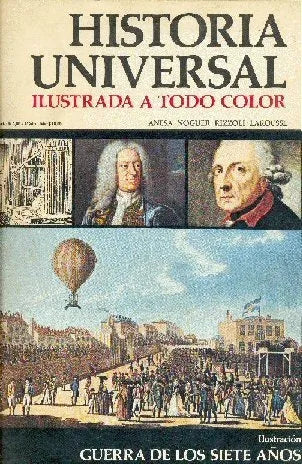 Libro usado en venta: Ilustracion: guerra de los siete a?os - N? 75 de Historia Universal; editorial Noguer impreso en 1974 envios a todo el mundo.1