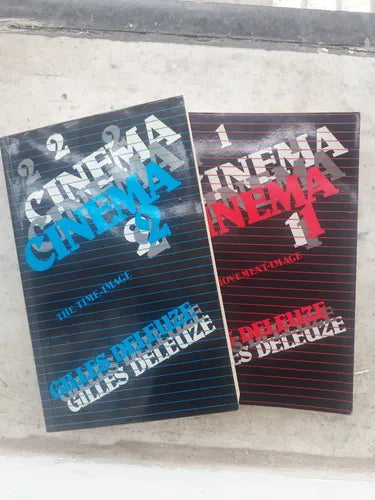 Libro usado en venta: Cinema 1 y 2 (2 Tomos) de Gilles Deleuze; editorial Athlone impreso en 1995 realizamos envios a todo el mundo.1