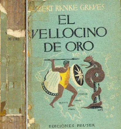 Libro usado en venta: El vellocino de oro de Robert Graves; editorial Jacobo Peuser impreso en 1946 realizamos envios a todo el mundo.1